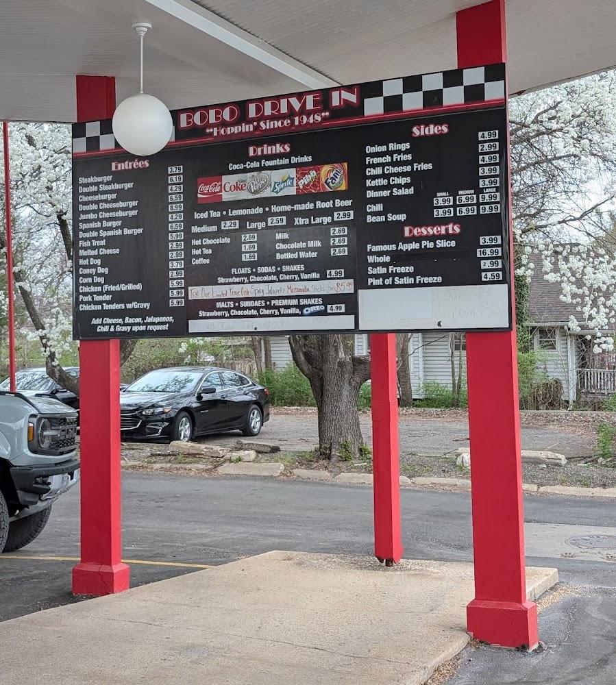 Bobo's Drive In Menu image 2